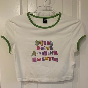 Small tight fitting crop tops from Shein